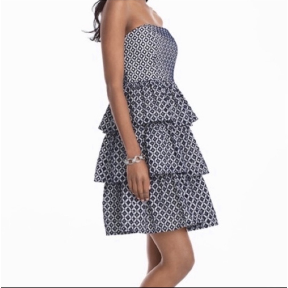 WHBM Corset Tiered Dress